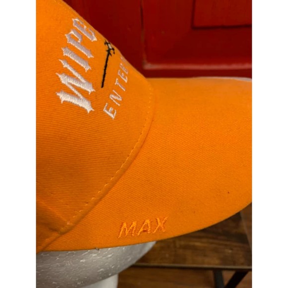 Wipeout Enterprises Wave Wrap Hook and Eye Back Hat Embroidered Fabrication EUC - Picture 2 of 4